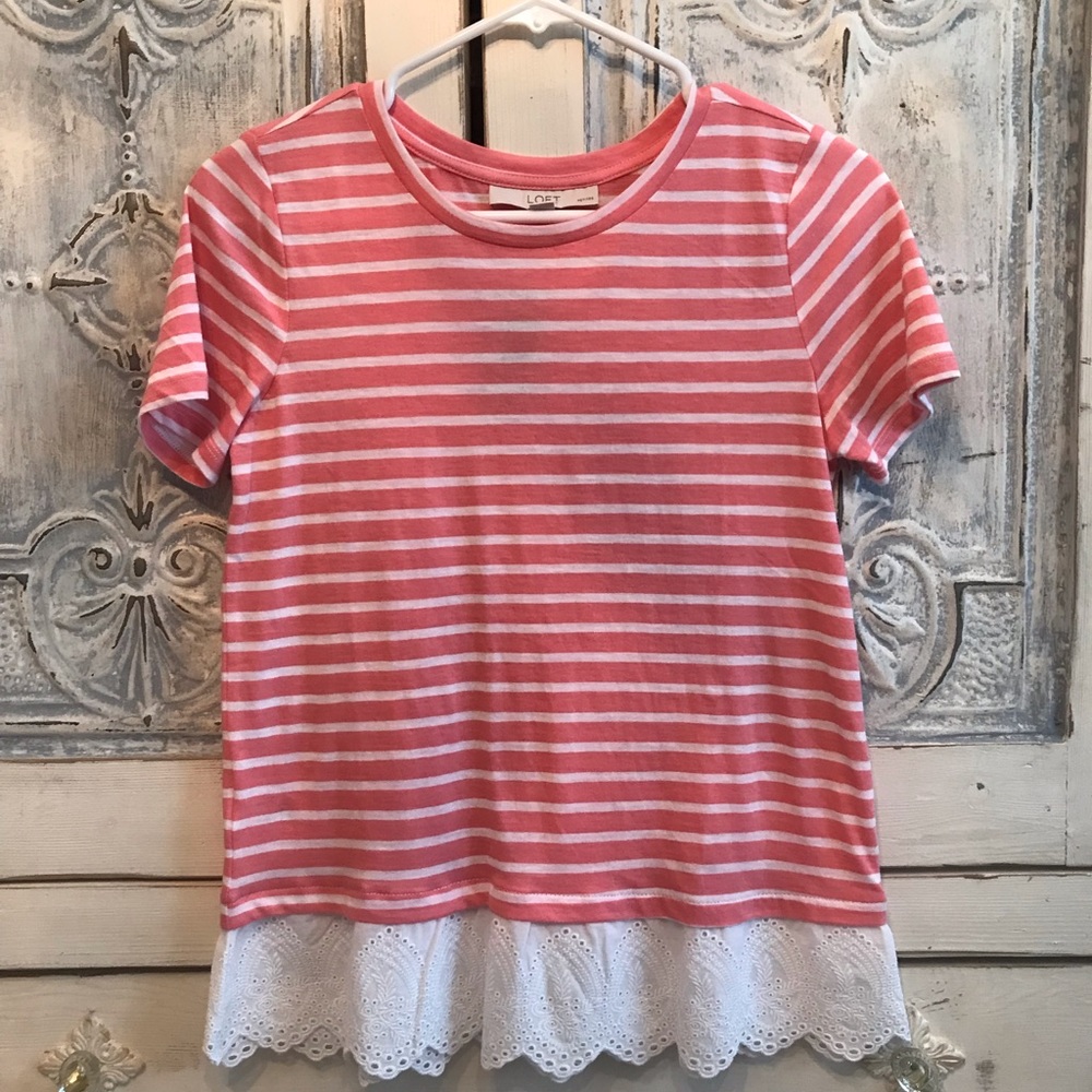 NWT Loft striped tee